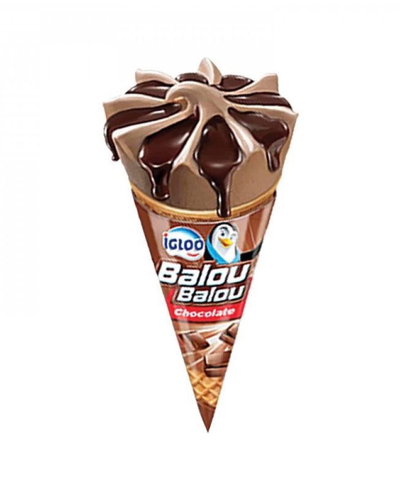 Buy Igloo Ice Cream Balu Balu Cone Chocolate 100 ml Online in Jordan